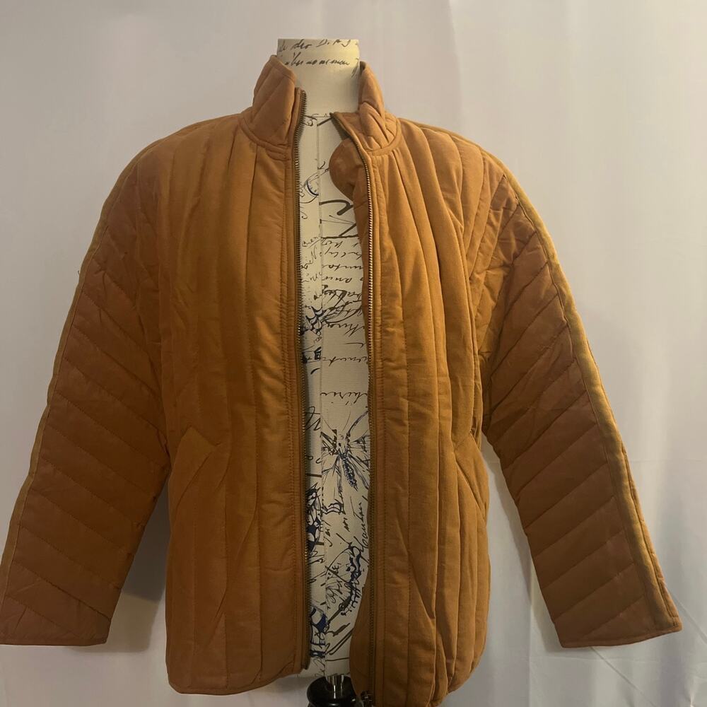 Disamer Tan Light Weight Quilted Jacket - Picture 5 of 10